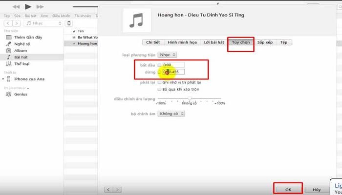cách cài nhạc chuông cho iphone bằng itunes