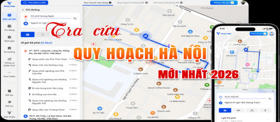 Cách tra cứu quy hoạch Hà Nội mới nhất 2026