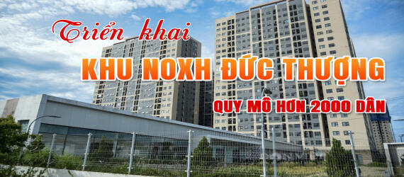 Hoài Đức đang triển khai khu nhà ở xã hội Đức Thượng quy mô hơn 2.000 dân