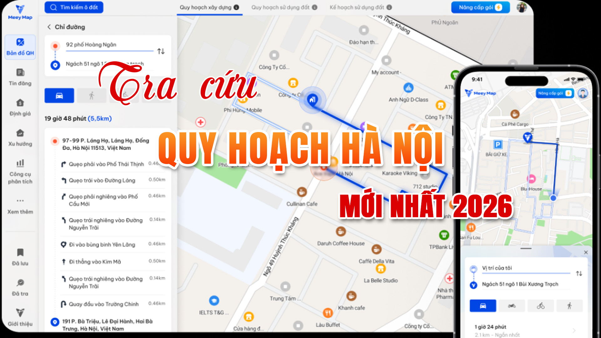 Cách tra cứu quy hoạch Hà Nội mới nhất 2026