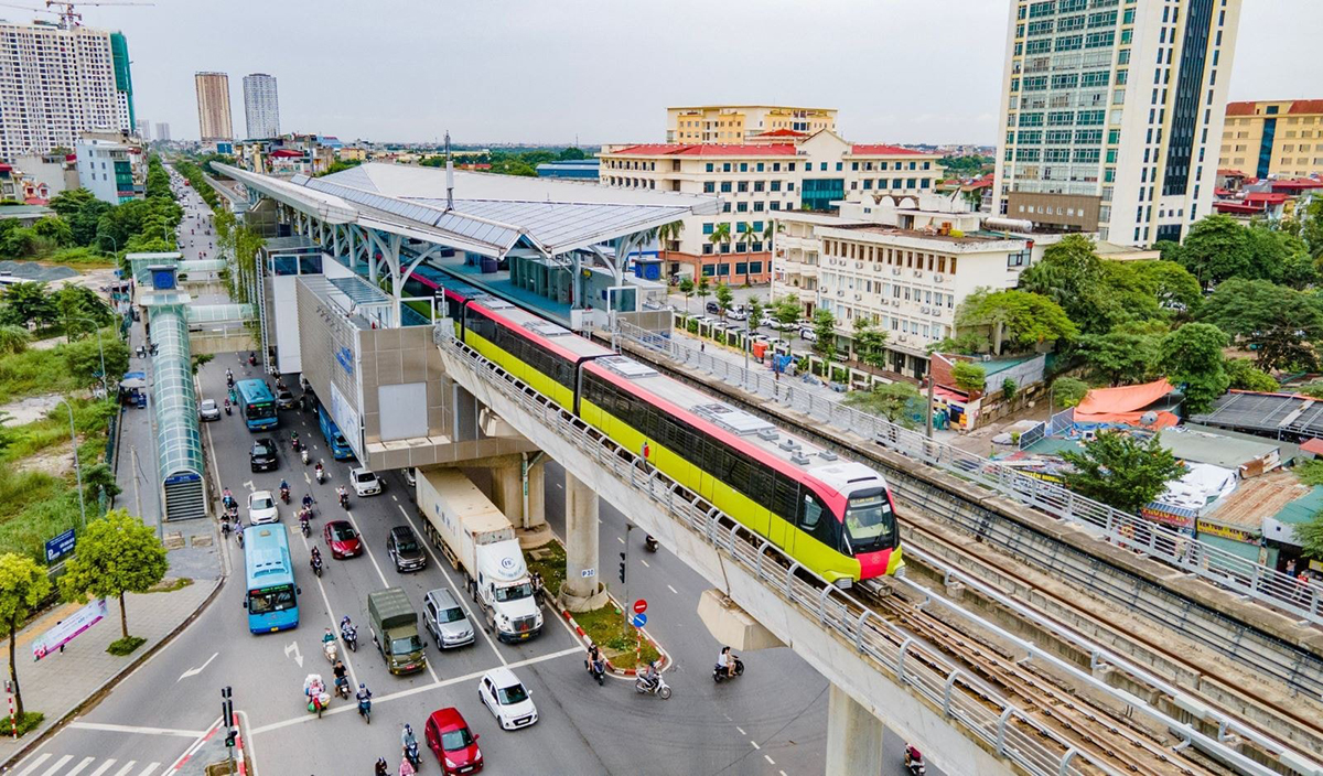 Tuyến Metro số 3 Nhổn - Ga Hà Nội giúp cư dân The Flame Vine di chuyển vào trung tâm Kim Mã, Ba Đình chỉ trong 15-20 phút.