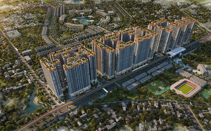 so sánh mức giá căn hộ tại Hinode Royal Park: The Flame Vine tập trung phân khúc giá dễ tiếp cận cho gia đình trẻ, trong khi The Wisteria định vị giá bán cao hơn