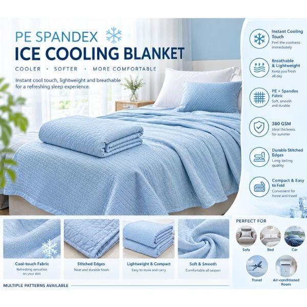 pe-spandex-ice-cooling-blanket-380gsm