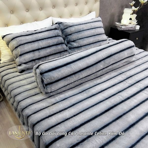350 GSM Rabbit Plush Bedding Set – Lasante 8