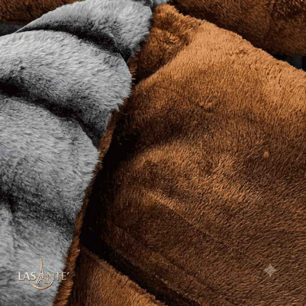 Lasante Celine Luxury Fox Fur Blanket 1