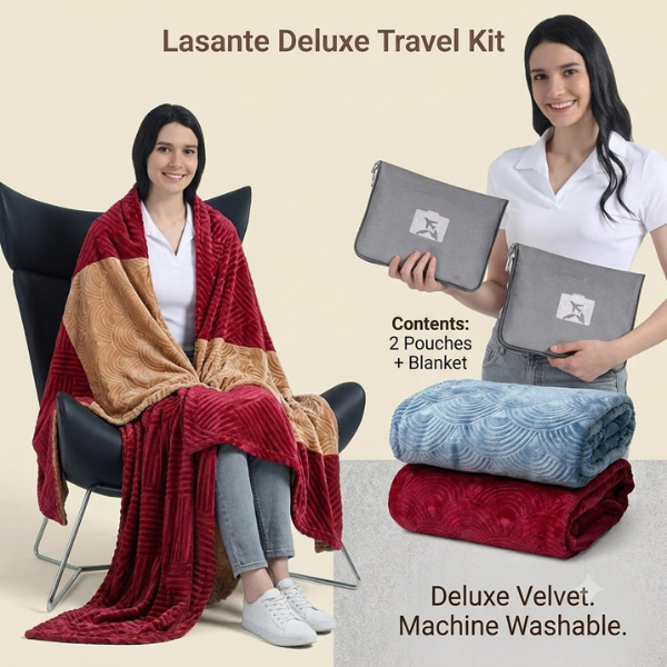 Velvet Travel Blanket
