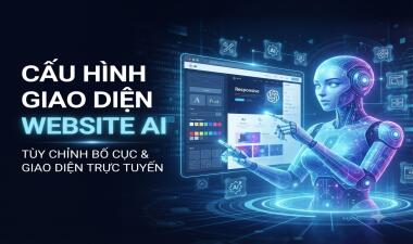Hướng dẫn cấu hình Giao diện hiển thị cho Website AI