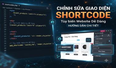 Hướng dẫn chỉnh sửa giao diện website shortcode
