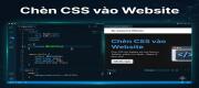 Hướng dẫn cách chèn css vào website