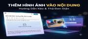 Thêm hình ảnh vào nội dung