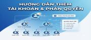 Hướng dẫn thêm tài khoản phân quyền