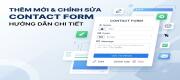 Hướng dẫn thêm mới & chỉnh sửa Form liên hệ