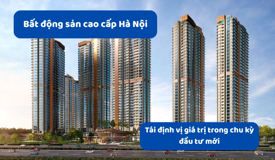Bất động sản cao cấp Hà Nội: Tái định vị giá trị trong chu kỳ đầu tư mới