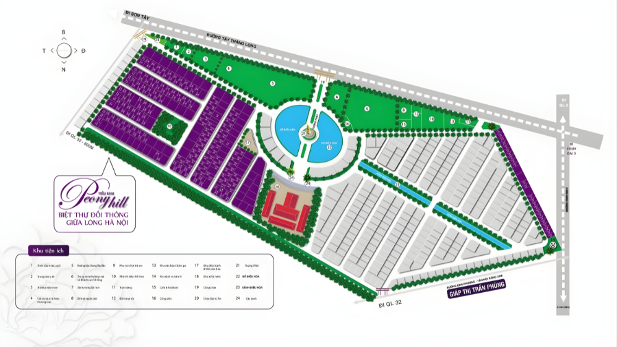 mặt bằng dự án the phoenix garden