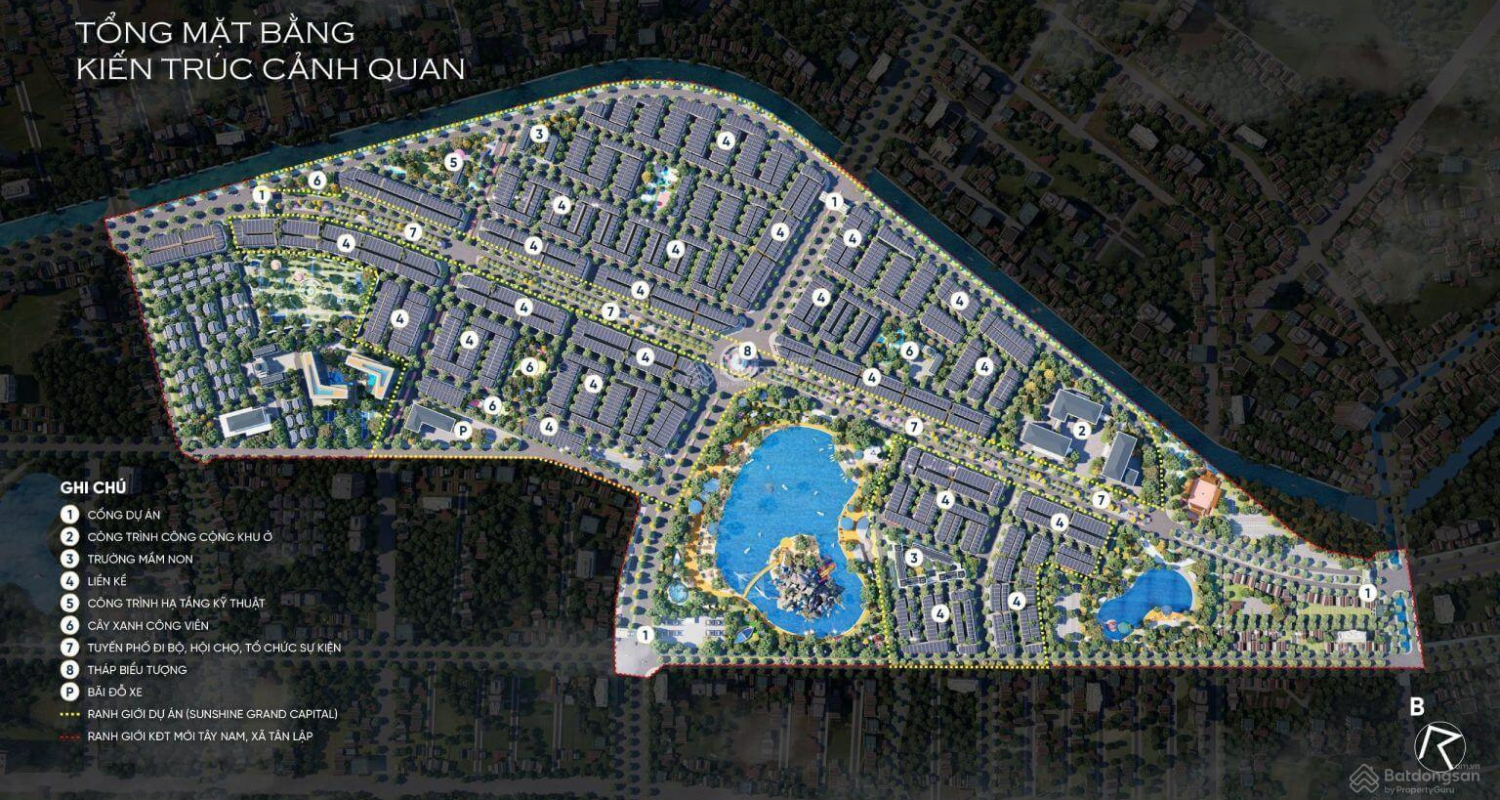 Mặt bằng dự án Noble Tây Thăng Long