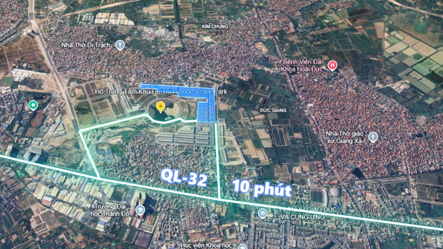 Vị trí phân khu Anh Quốc dự án Hinode Royal Park