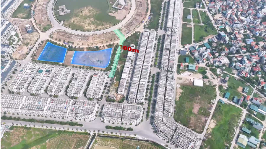 Vị trí lk23 phân khu Anh ra hồ trung tâm dự án Hinode Royal Park