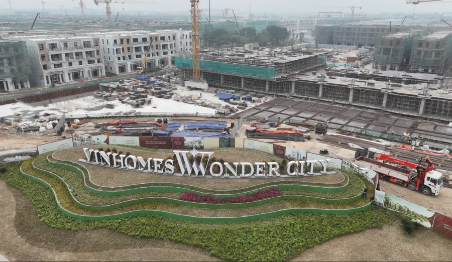 Cổng chào vinhomes Đan Phượng