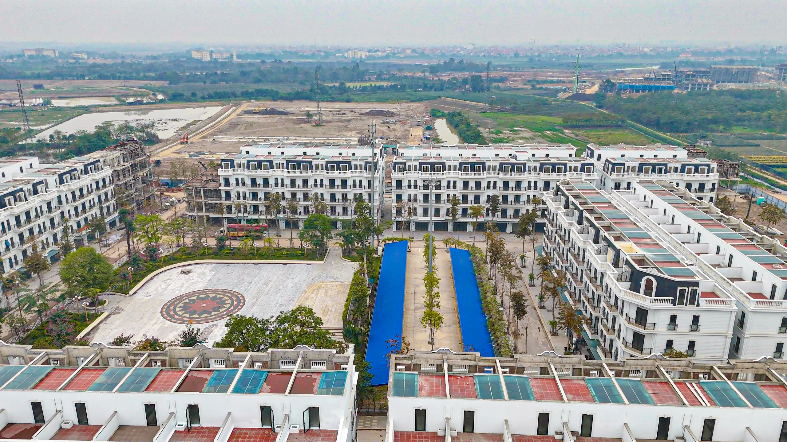 Tiến độ công viên nội khu
