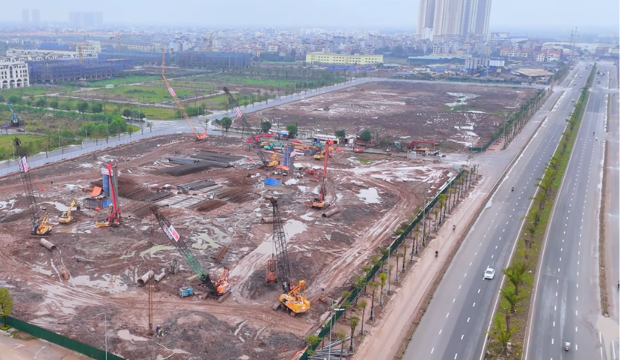 tiến độ chung cư Hinode Royal Park mới nhất