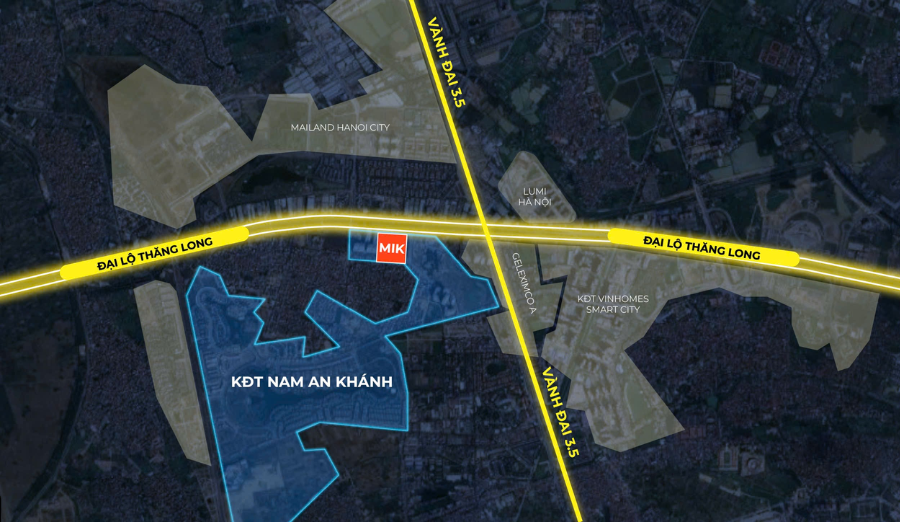 vị trí dự án Imperia Sky Park