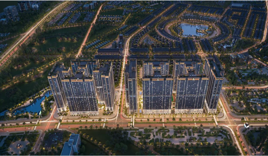 Mặt bằng tổng thể các tòa