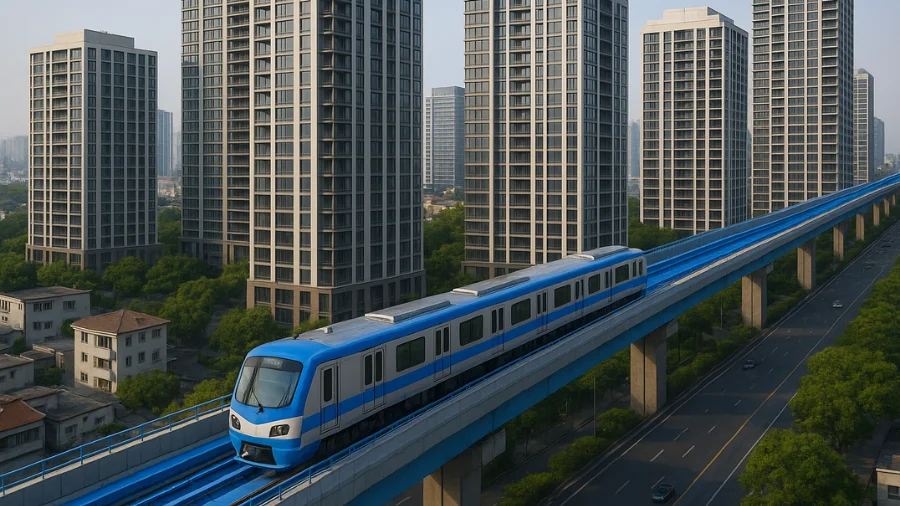 bất động sản đi qua tuyến metro số 5