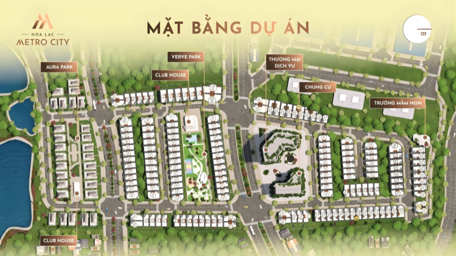 mặt bằng dự án hòa lạc metro city