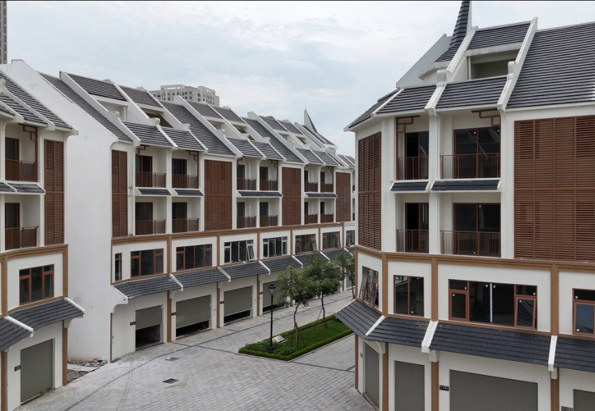 Mặt tiền dãy liền kề 43