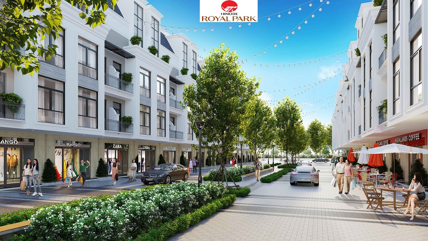 Shophouse liền kề Anh tại Hinode Hoài Đức