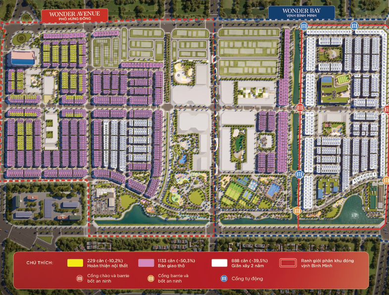 Vinhomes Wonder City mặt bằng