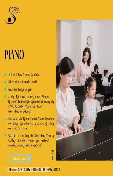 Học thử MIỄN PHÍ – BUỔI HỌC ĐÀN 0 ĐỒNG tại Magic Music