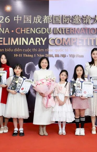 HỌC SINH MAGIC MUSIC TỎA SÁNG TẠI ĐẤU TRƯỜNG NGHỆ THUẬT QUỐC TẾ CHENGDU 2026