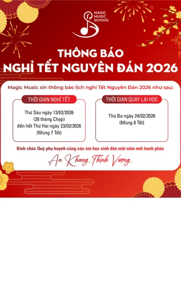 THÔNG BÁO NGHỈ TẾT NGUYÊN ĐÁN 2026