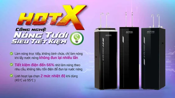 Công Nghệ Nóng Tươi HOTX trên máy lọc nước Mutosi: Bước Đột Phá Nâng Tầm Sống Khỏe Toàn Diện