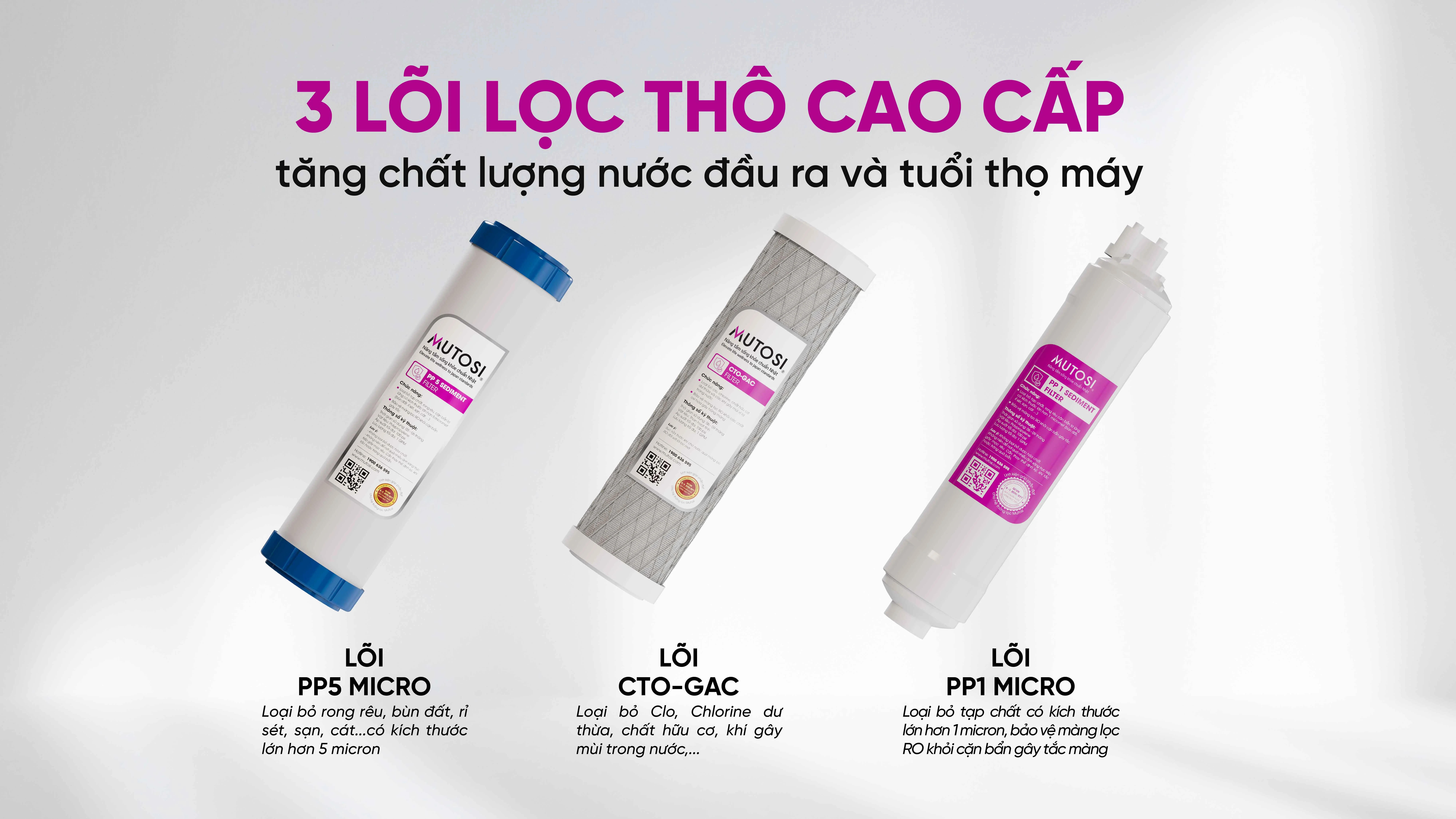 Máy lọc nước Mutosi MP-S159HCK