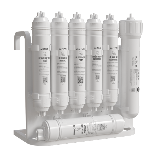 Máy lọc nước để gầm ion kiềm hydrogen Mutosi MP-U161H
