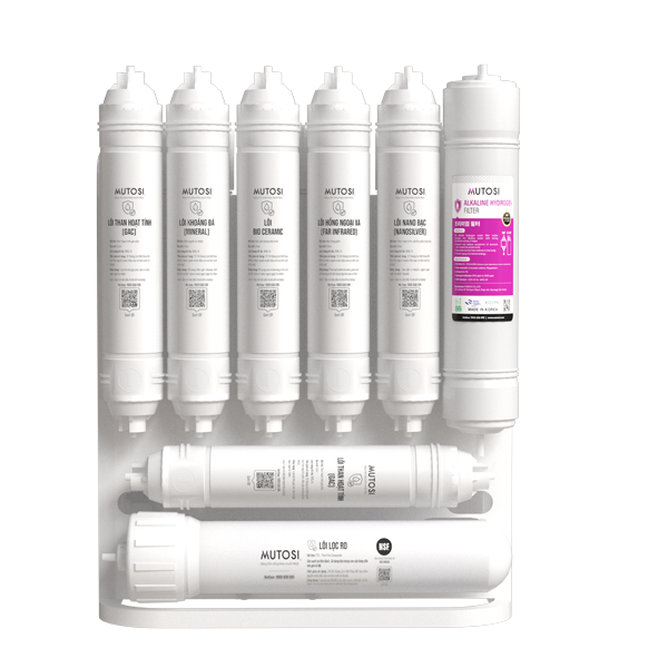 Máy lọc nước để gầm ion kiềm hydrogen Mutosi MP-U28H Máy lọc nước để gầm ion kiềm hydrogen Mutosi MP-U28H