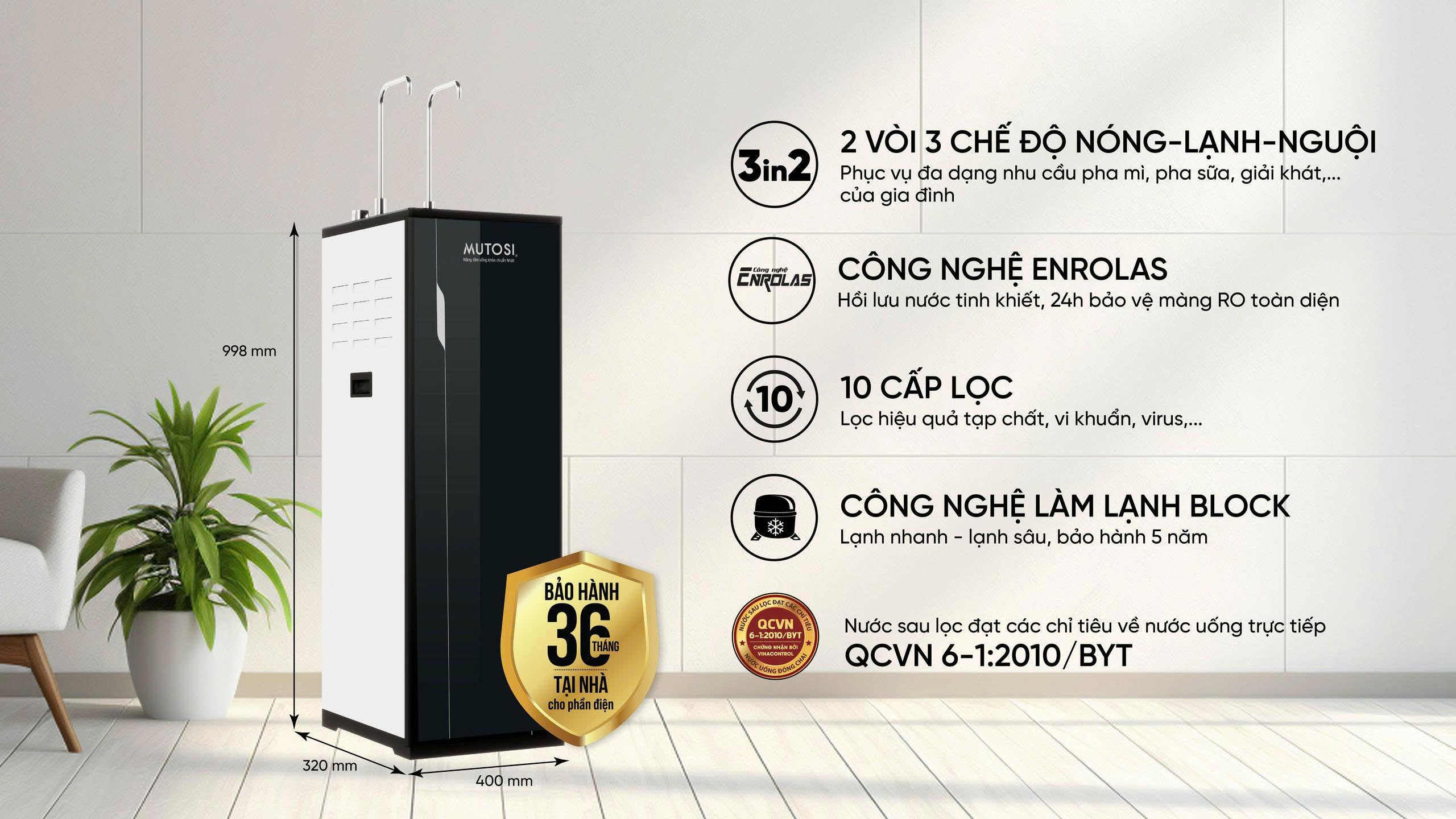 Máy lọc nước MP-S38HCE