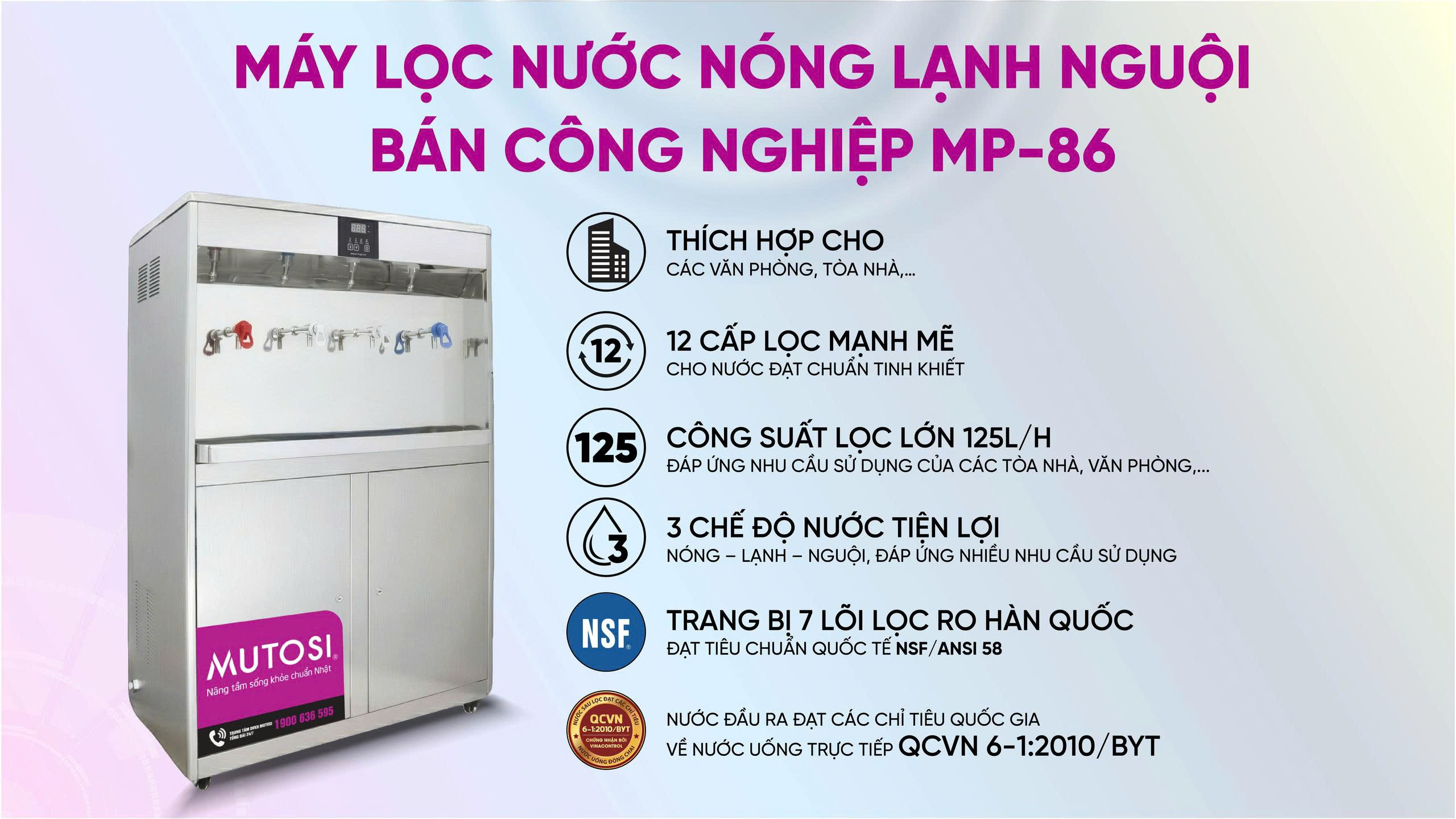 Máy lọc nước bán công nghiệp MP-86