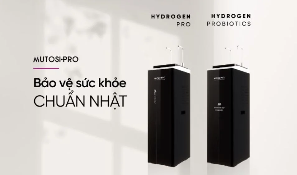 cung cấp nguồn nước bảo vệ sức khỏe người dùng bằng probiotics và gấp đôi Hydrogen