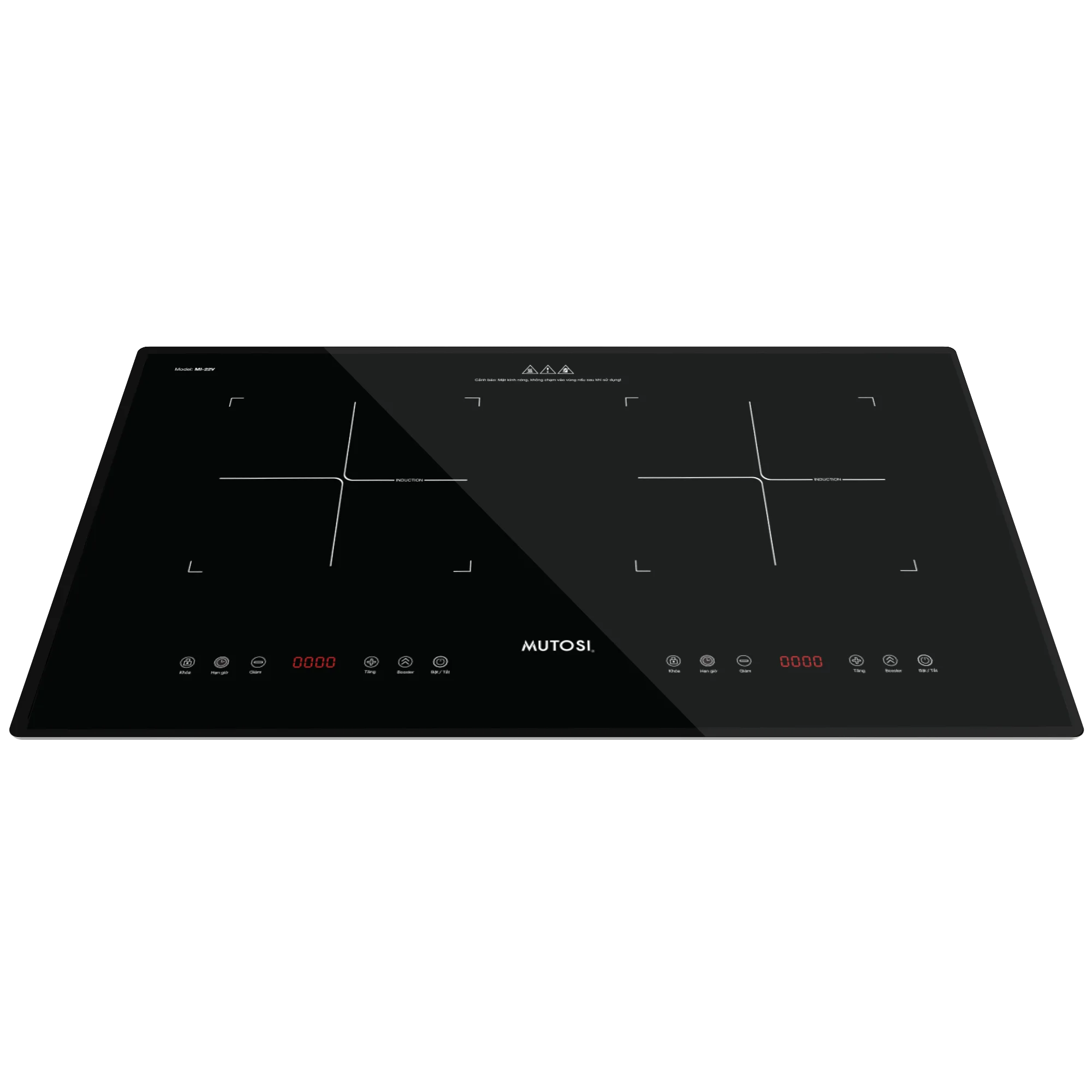 Bếp từ đôi Mutosi MI-22V