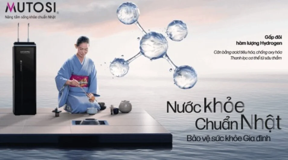 Máy lọc Hydrogen Pro của Mutosi