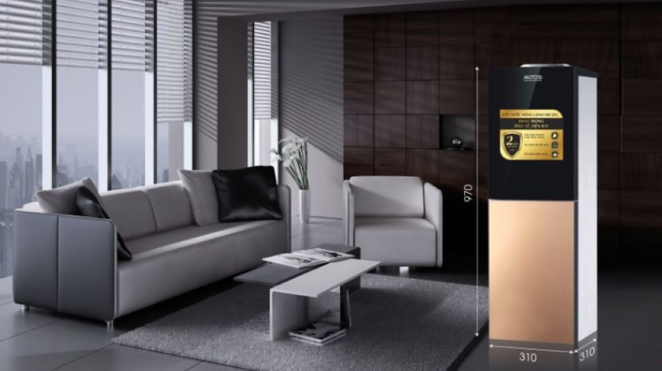 Mutosi MD-203 có thiết kế vàng đồng hiện đại