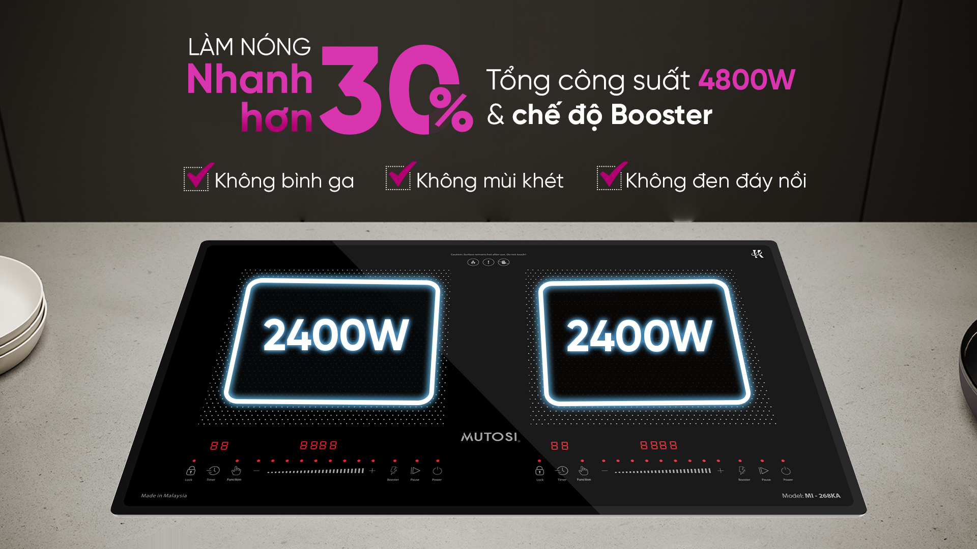 Bếp từ đôi âm loại nào tốt? Top sản phẩm chất lượng, giá tốt nhất