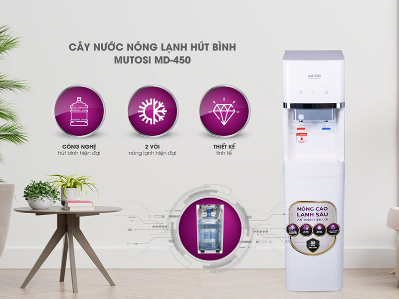 Bạn có thể tham khảo thêm sản phẩm cây nước nóng lạnh úp bình tại Mutosi để phong phú thêm lựa chọn cho gia đình mình