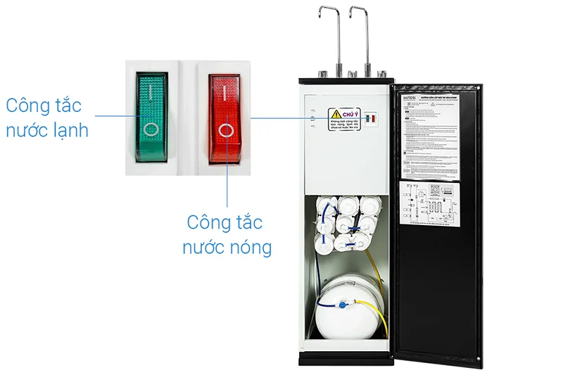 Bạn nên tắt công tắc chế độ làm nóng/lạnh khi không sử dụng để đảm bảo an toàn