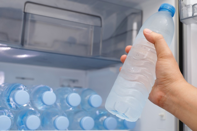 Store water in the refrigerator or in a cool, clean place to avoid spoilage.
