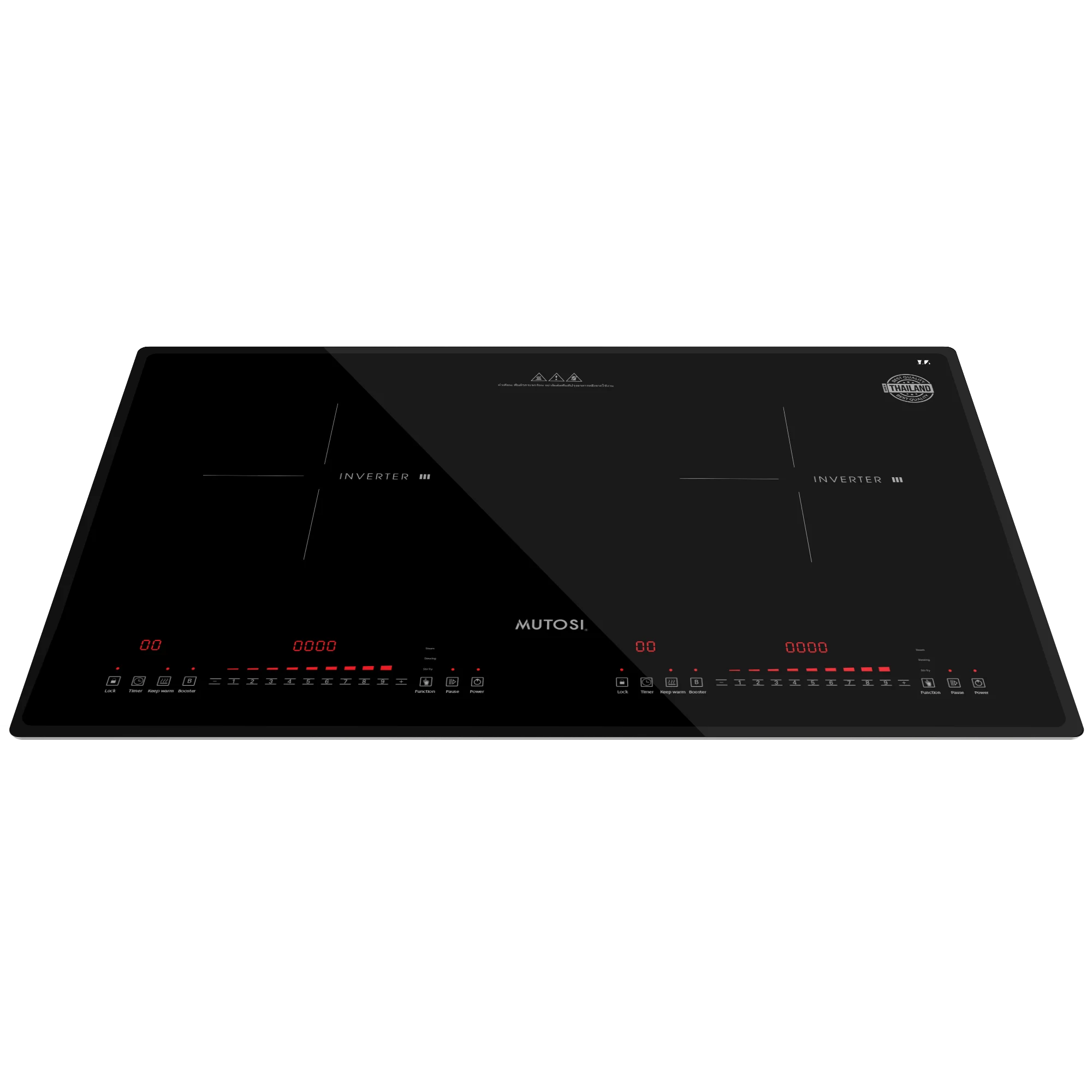 Bếp từ đôi Mutosi MI-68TL