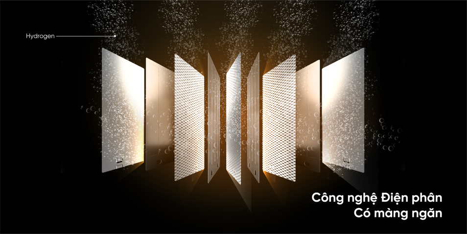 bộ điện phân có màng ngăn